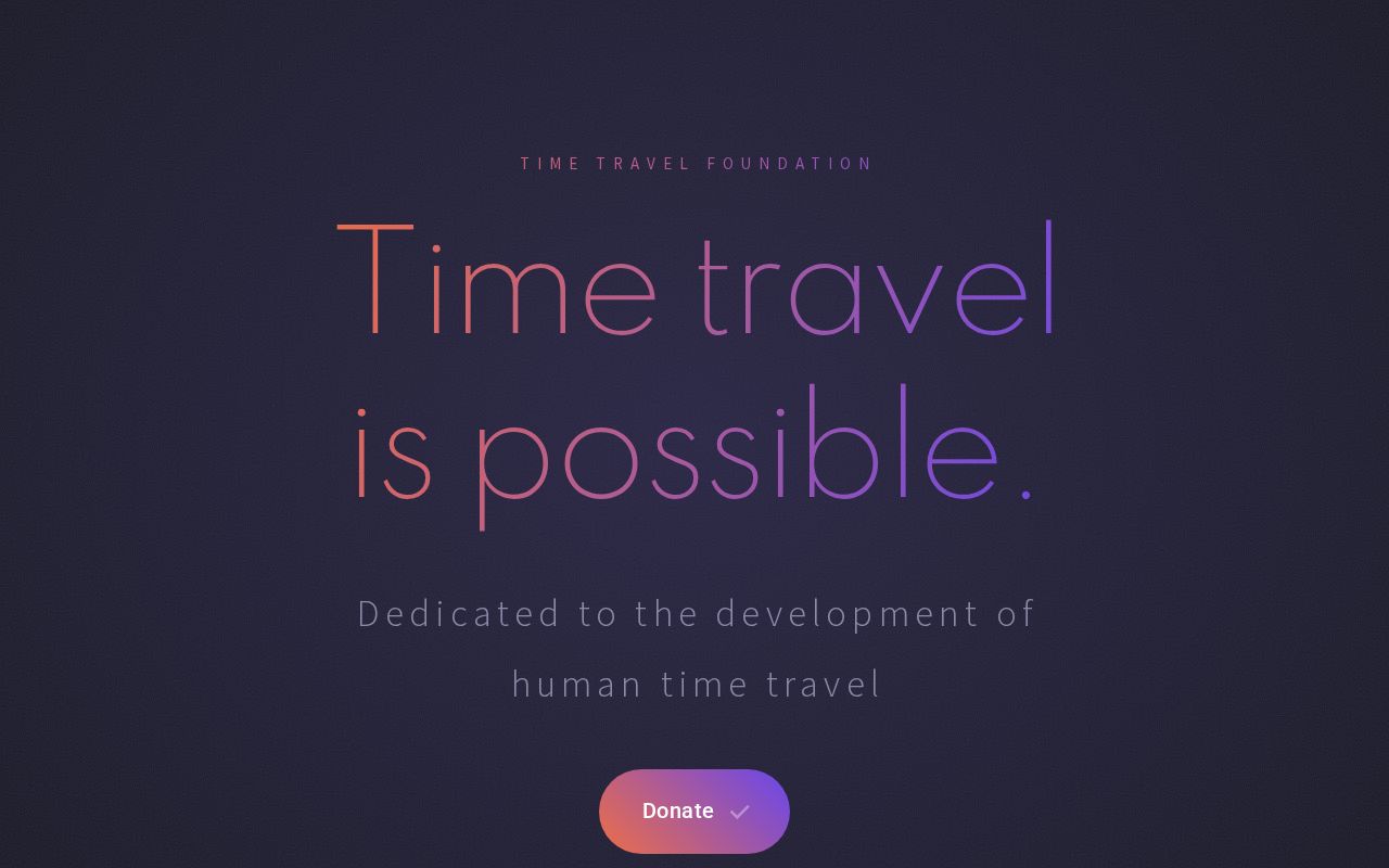 Time Travel Research Institute